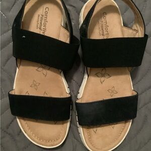 Comfortiva pillow top memory foam sandals